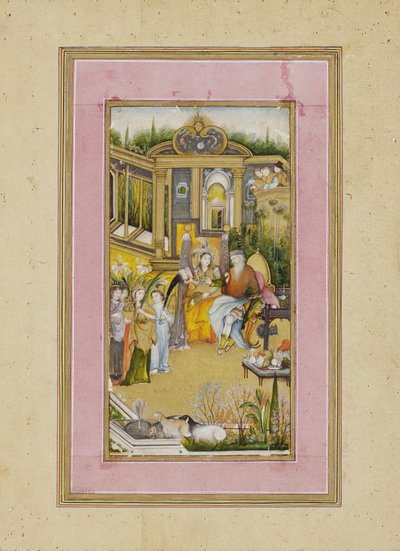 Solomon and the Queen of Sheba by Mir Kalan Khan